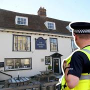 Ugly brawl - the disturbance broke out inside the Brewers Arms in Brightlingsea