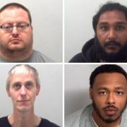 Jailed - Perry Coulson, Sindujan Chandran, Wayne Sullivan and Forrest Bentick were all jailed this month