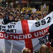 Protesting - Southend United supporters