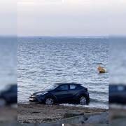 Incident- Car spotted in Thames Estuary