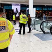 Big police presence pictured at popular south Essex shopping centre - here's why