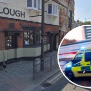Incident - Christopher Lowe, 36, was working at the Plough pub when he removed the victim