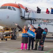 Holidaymakers celebrate with live DJ as popular Southend Airport route returns