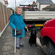 Jill Allen-King says pavement parking limits disabled people leaving their homes.