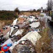 Rise - Stock image of fly-tipping