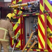 Blaze - Crews tackle workshop fire in south Essex