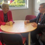 Greensward Academy welcomed Mark Francois, MP for Rayleigh and Wickford