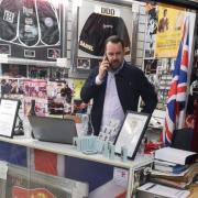 Danny Dyer at Worldwide Signings in Romford Shopping Hall