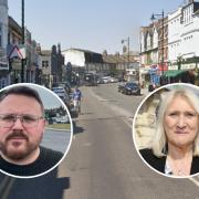 Southend Labour leader Daniel Cowan (left) has called for a PSPO to be expanded - but Leigh ward councillor Carole Mulroney (right) did not support the idea