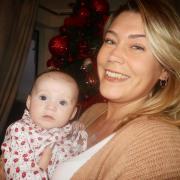 Beloved - Katie Suley with her beloved daughter Arabella