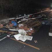 'Danger to drivers' as items dumped on same stretch of south Essex road twice