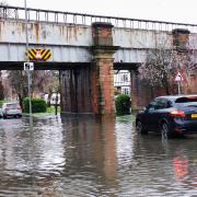 Impassable - Floodwater on Thorpe Hall Avenue