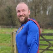 'Superman' - Peter Redwood-Smith in training for Brighton Marathon