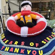Gratitude - post box topper in Regent Street