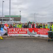 Team members from KFC in Rochford took to the streets to mark the Great British Spring Clean