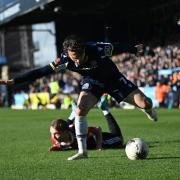 On the attack - Jack Bridge pushes forward for Southend United