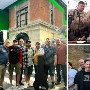 'Who you gonna call?' - the Southend Ghostbusters met their heroes on the set of the latest film.