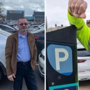 Councillor Kevin Buck says extended parking charges will 'push people away' but Councillor Martin Terry says the charges are needed to fund road repairs.