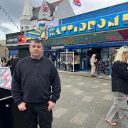 Unhappy - Happidrome owner Martin Richardson says his business suffered due to the security measures.