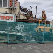 On site - construction workers have been spotted at Wimpy on Southend seafront