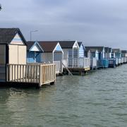 Warning - the high tide in Thorpe Bay today