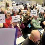 Campaign - Silent protest at Leigh Town Council meeting