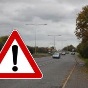 One lane is closed on the A127 between Nevendon and the Fairglen interchange