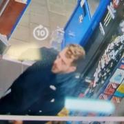 Appeal – police have released an image of a man they want to speak to following the incident
