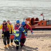 Training – three search and rescue teams worked together on Saturday