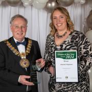 Honoured - Southend-based foster carer Jo was presented with the Rochford Citizen of the Year award by the Mayor of Southend