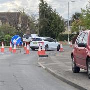 Busy south Essex road BLOCKED with slow traffic building after 'crash'