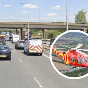 Part of Essex motorway closed as driver rushed to hospital with serious injuries