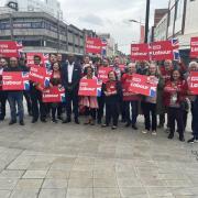 Labour rally in Southend High Street