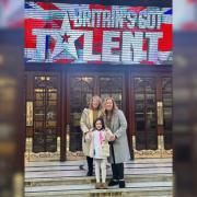 Show - Dottie with her mum and Grandma at Britain's Got Talent