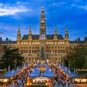Oh Vienna! The stunning backdrop makes Vienna a top choice for a Christmas market experience