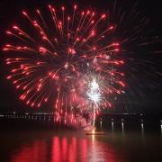 Southend seafront fireworks on Saturday, October 3