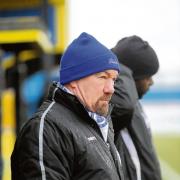 Soggy - Billericay's Craig Edwards can stay in the warm tonight