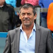 Southend United manager Phil Brown with his latest Echo column