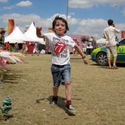 A child enjoying festival fun