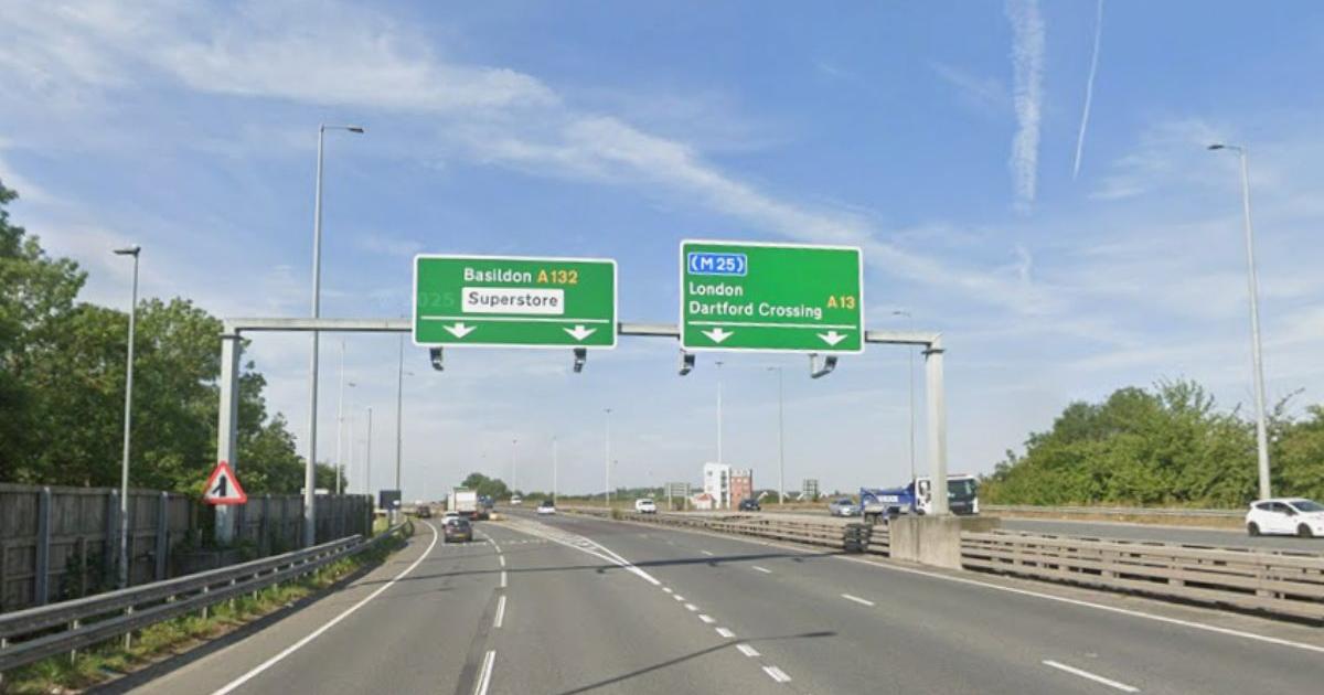 A13 long delays with road partially blocked due to crash
