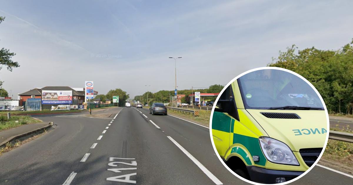 Drei Personen nach Unfall auf der A127 bei Great Warley ins Krankenhaus ...
