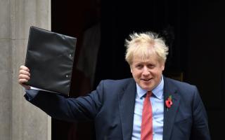 Tough - Prime Minister Boris Johnson at 10 Downing Street