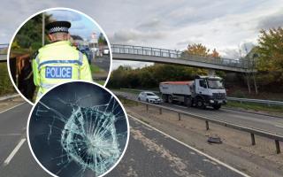 Concerning - the close call incident took place on the A12 at Marks Tey