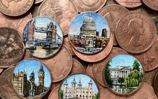 Meet the talented south Essex artist who paints famous landmarks...on coins