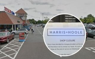 The Harris and Hoole coffee shop inside the Tesco supermarket on the A127 is closing